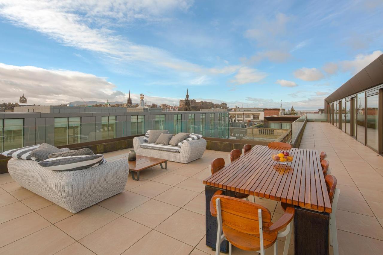 Aparthotel Cheval The Edinburgh Grand Exterior foto Rooftop terrace